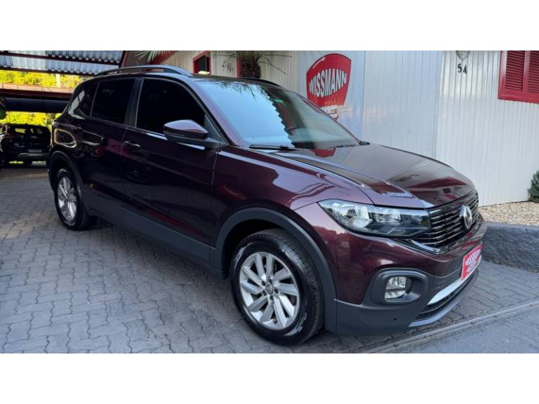 VOLKSWAGEN - T-CROSS - 2020/2020 - Vinho - R$ 95.800,00