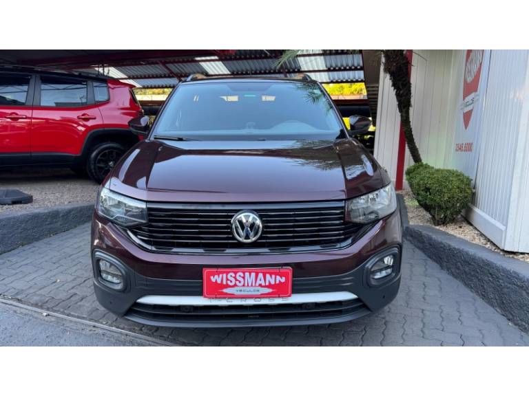 VOLKSWAGEN - T-CROSS - 2020/2020 - Vinho - R$ 95.800,00
