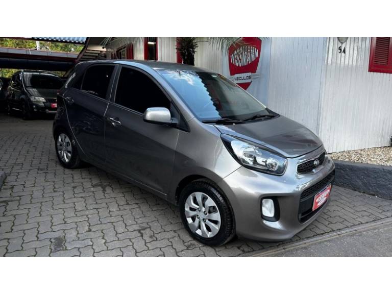 KIA MOTORS - PICANTO - 2015/2016 - Cinza - R$ 44.800,00